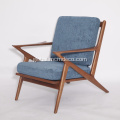 Tufted Chair Wooden Frame Fabric Selig Z chairs Manufactory